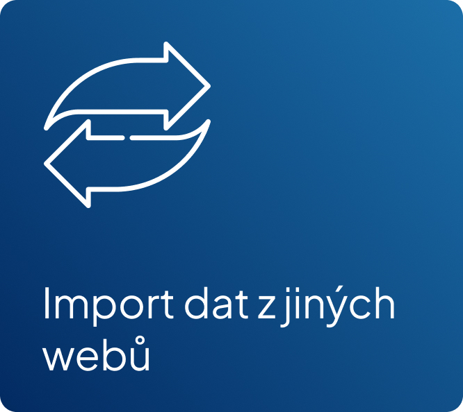 Import dat z jinych webu